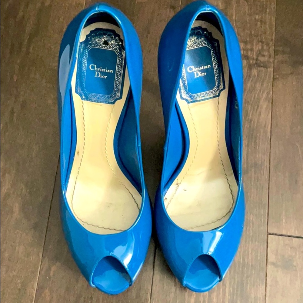 Miss Dior Peep Toe Pump, 36.5